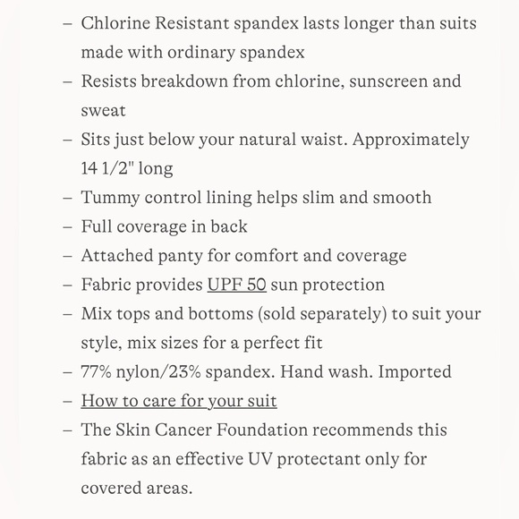 Land’s End- Black Tummy Control Swim Skirt- still in stores! Size: 18W - Picture 4 of 4